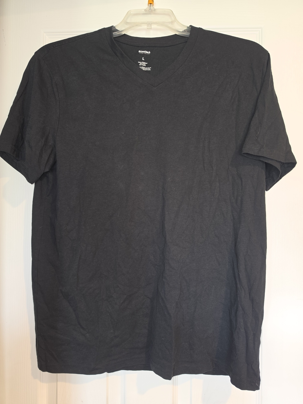 Sonoma Black V-Neck Short Sleeve Tee